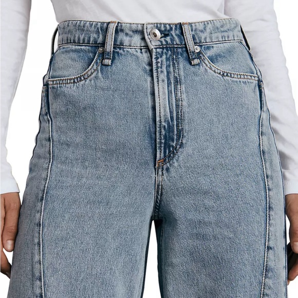 rag & bone sofie splice wide leg jean 🪽 - Picture 4 of 5